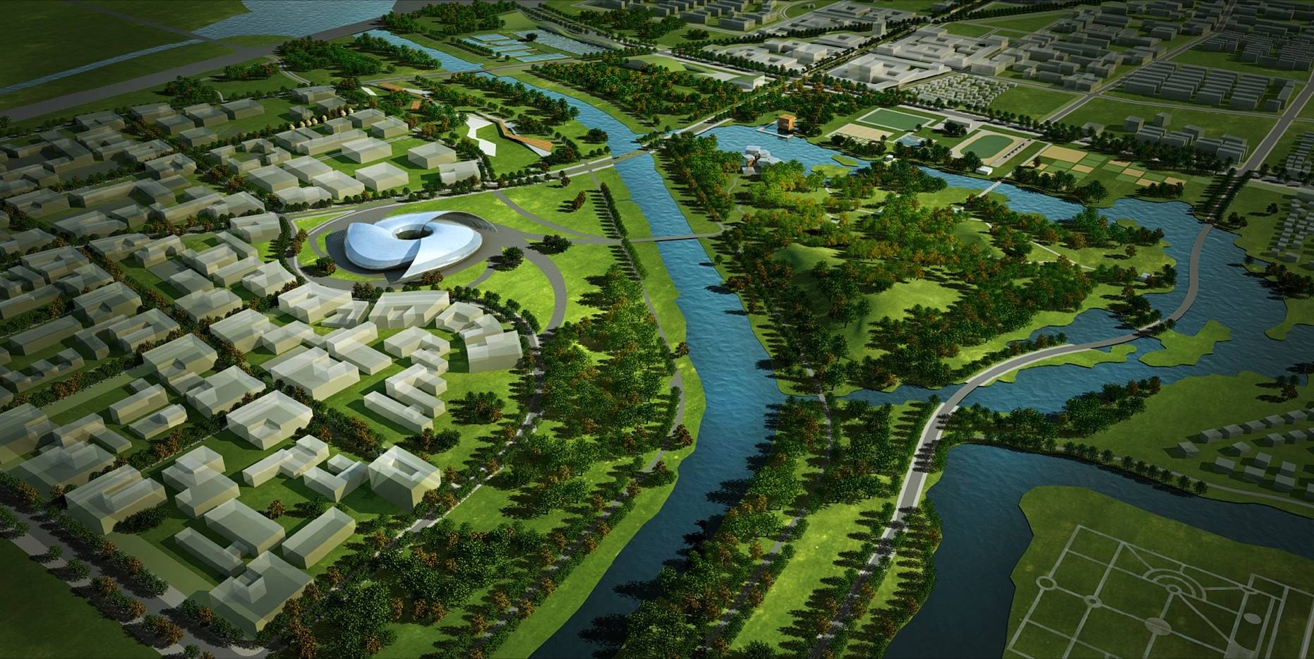 成都未來(lái)科技城首座零碳公園雛形初現(xiàn)!_城市_再生_生態(tài)