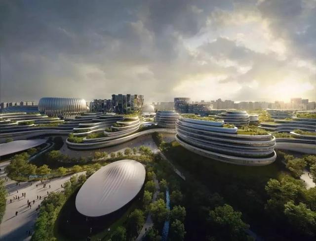 成都獨角獸島展覽會議中心接近完工，扎哈事務(wù)所打造科技新地標